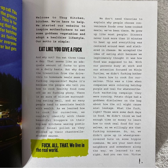 Thug Kitchen Hard Cover Plant Based Cookbook - Picture 9 of 16